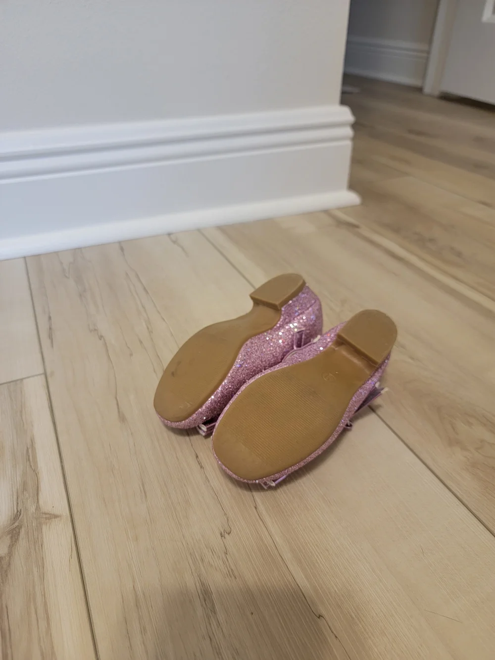 Girls' Sparkle Bow Pink Mary Jane Kids Shoes